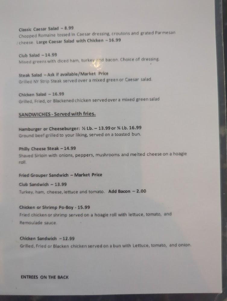 Alex's Place Menu image 1